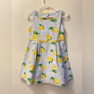 Vintage Janie and Jack Lemon Dress 🍋 Size 3T EUC